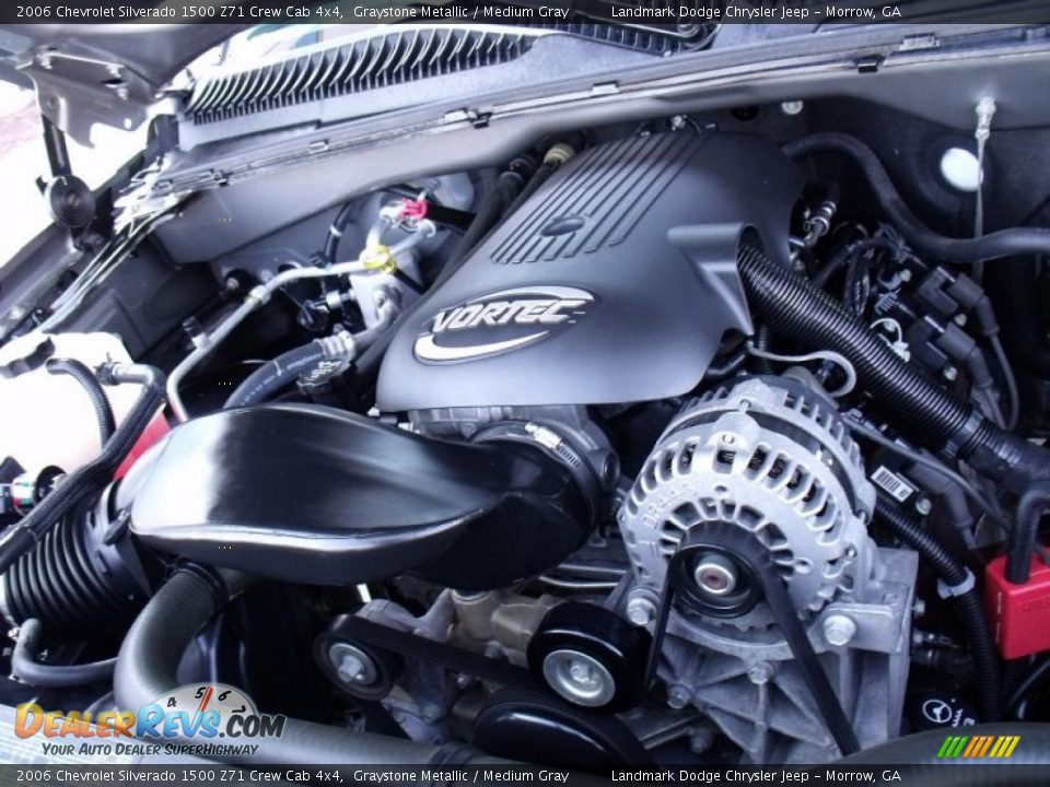 2006 Chevrolet Silverado 1500 Z71 Crew Cab 4x4 Graystone Metallic / Medium Gray Photo #29