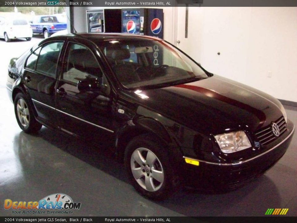 2004 Volkswagen Jetta GLS Sedan Black / Black Photo #1