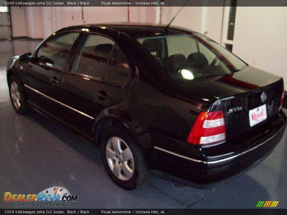 2004 Volkswagen Jetta GLS Sedan Black / Black Photo #4