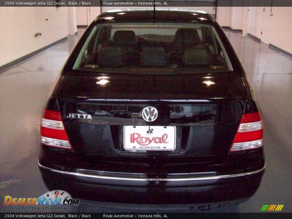 2004 Volkswagen Jetta GLS Sedan Black / Black Photo #5