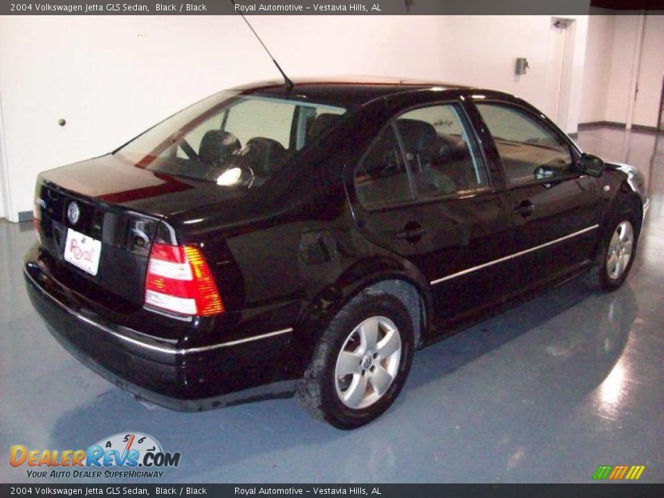 2004 Volkswagen Jetta GLS Sedan Black / Black Photo #6