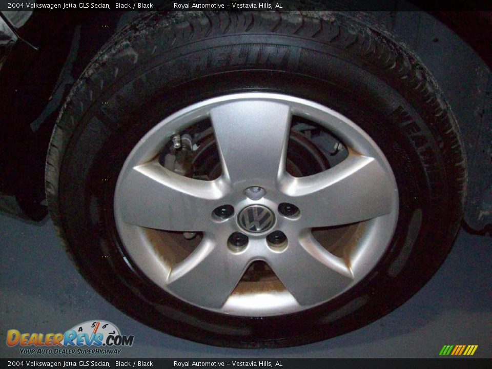 2004 Volkswagen Jetta GLS Sedan Black / Black Photo #7