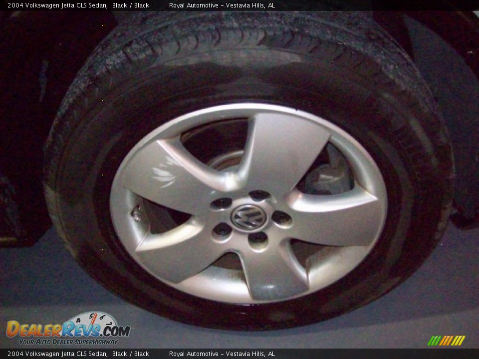 2004 Volkswagen Jetta GLS Sedan Black / Black Photo #8
