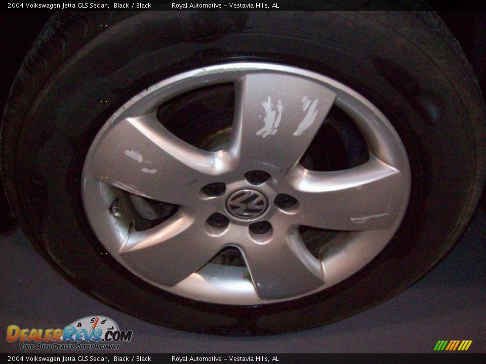 2004 Volkswagen Jetta GLS Sedan Black / Black Photo #9
