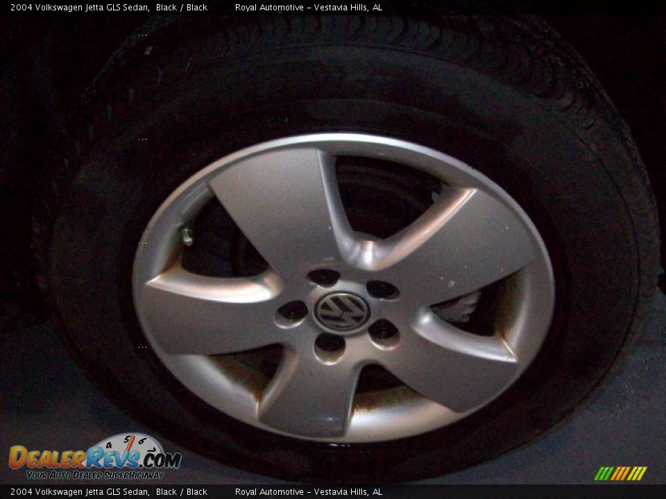 2004 Volkswagen Jetta GLS Sedan Black / Black Photo #10