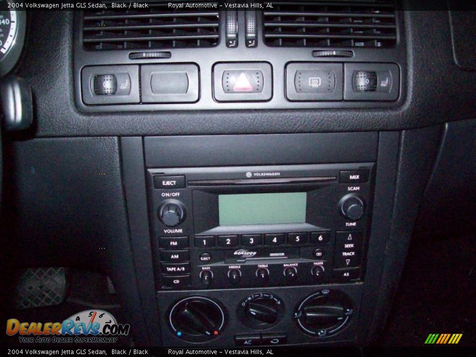 2004 Volkswagen Jetta GLS Sedan Black / Black Photo #16