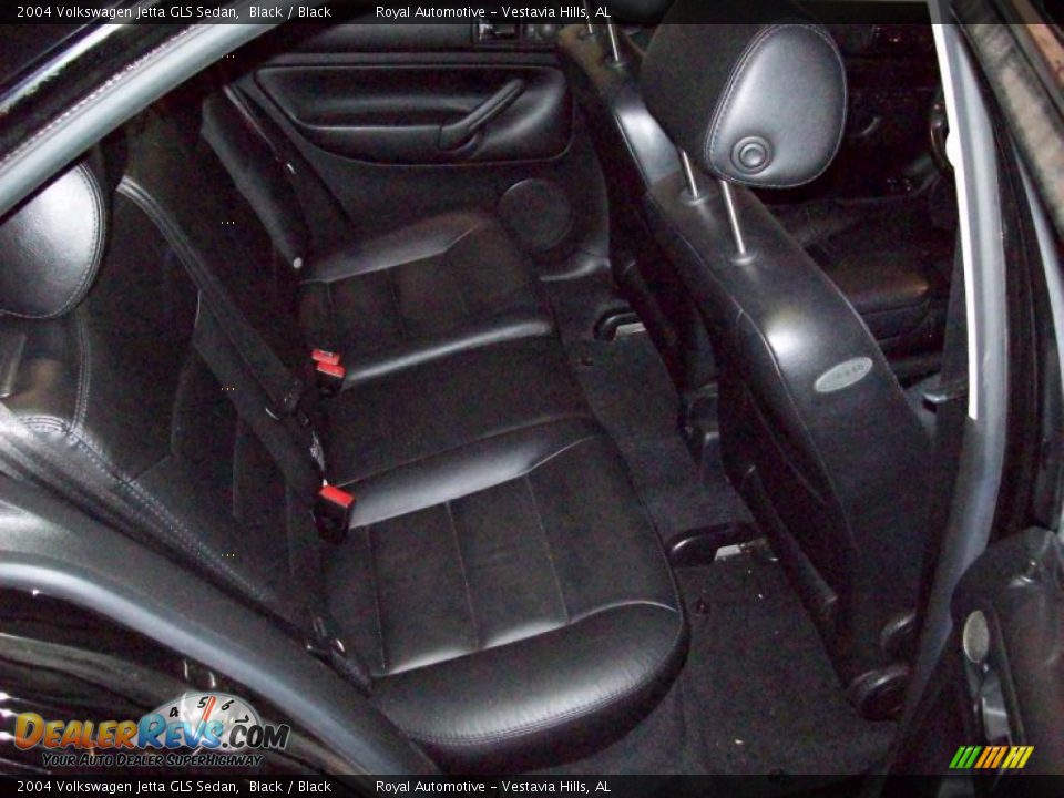 2004 Volkswagen Jetta GLS Sedan Black / Black Photo #23
