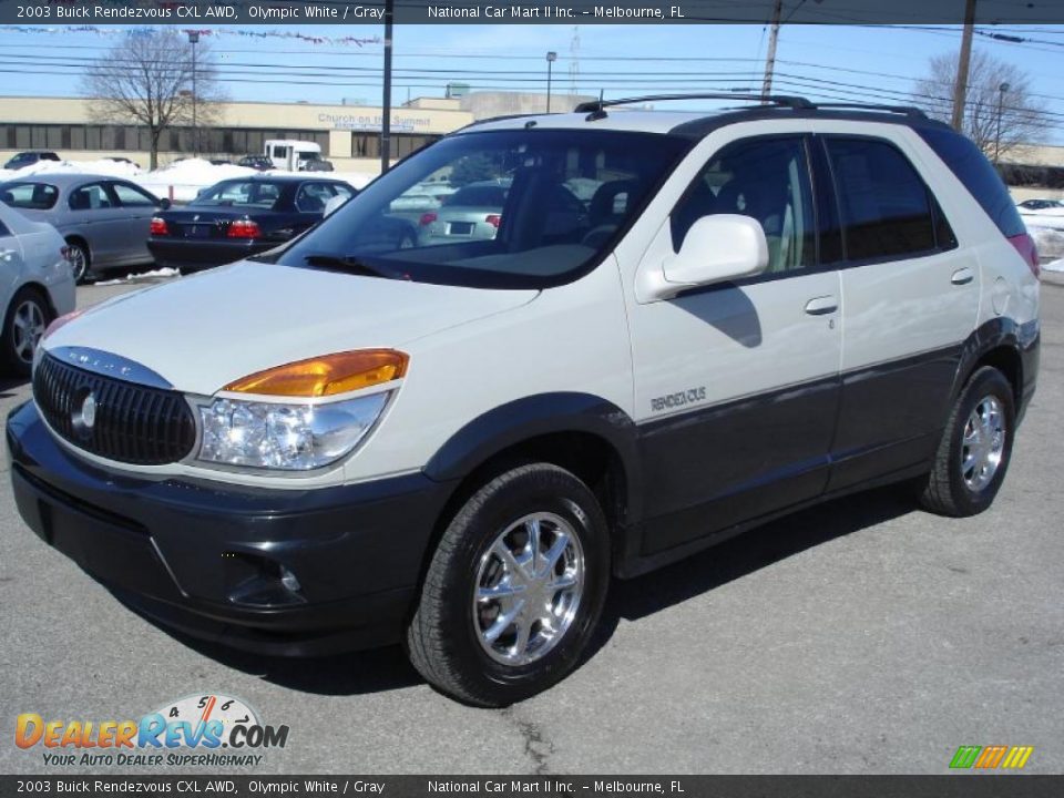 2003 Buick Rendezvous CXL AWD Olympic White / Gray Photo #1