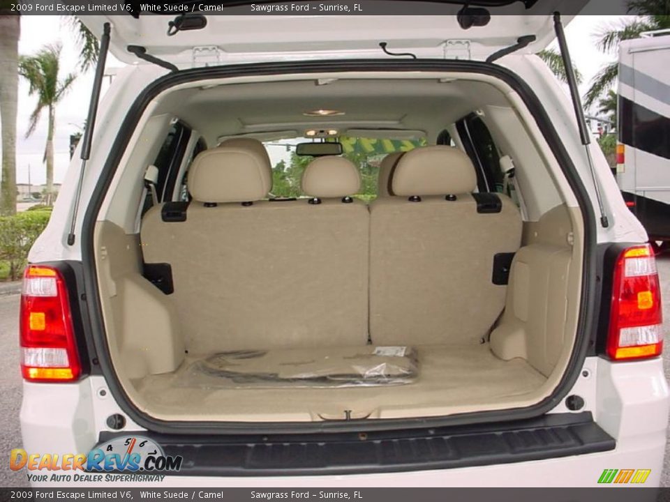 2009 Ford Escape Limited V6 White Suede / Camel Photo #5