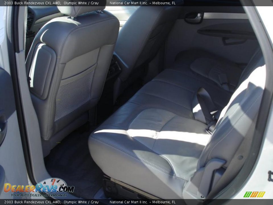 2003 Buick Rendezvous CXL AWD Olympic White / Gray Photo #9