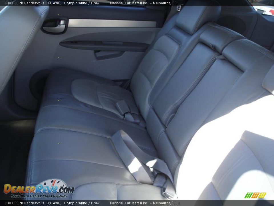 2003 Buick Rendezvous CXL AWD Olympic White / Gray Photo #11