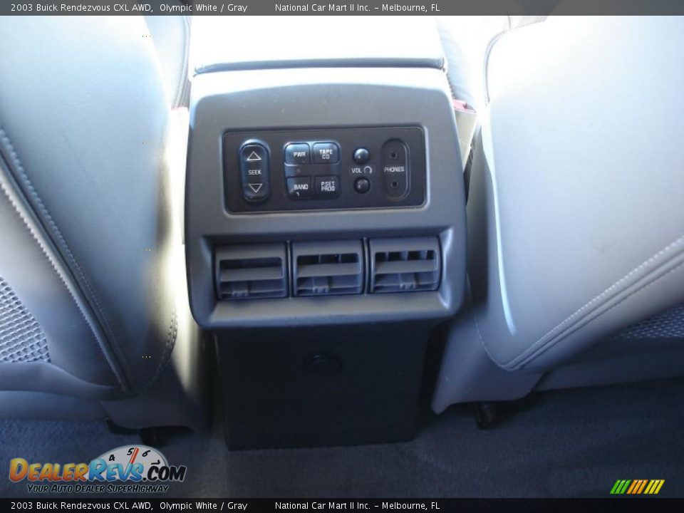 2003 Buick Rendezvous CXL AWD Olympic White / Gray Photo #13