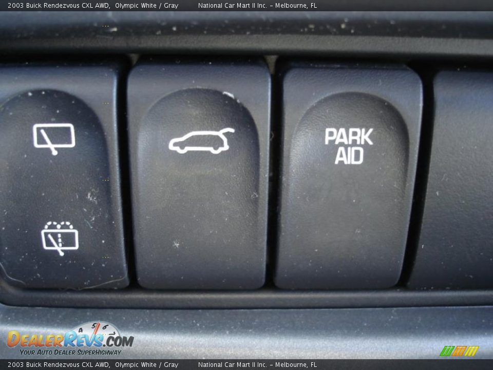2003 Buick Rendezvous CXL AWD Olympic White / Gray Photo #21