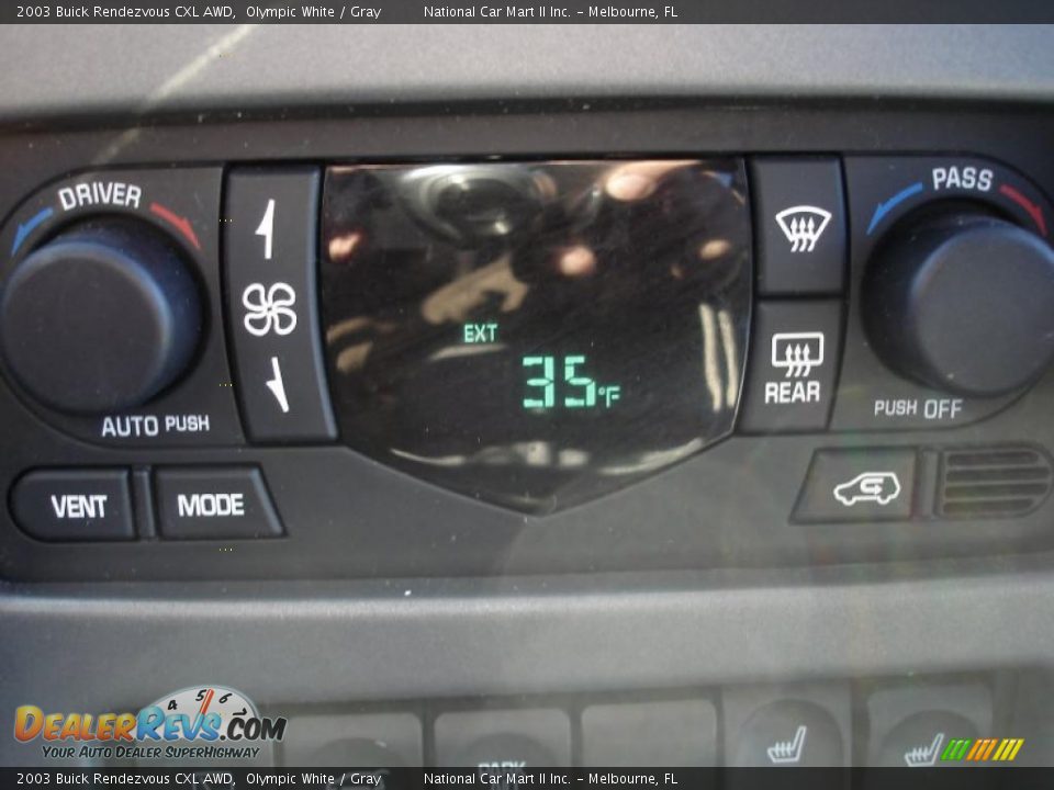 2003 Buick Rendezvous CXL AWD Olympic White / Gray Photo #22