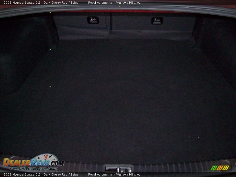 2008 Hyundai Sonata GLS Dark Cherry Red / Beige Photo #21