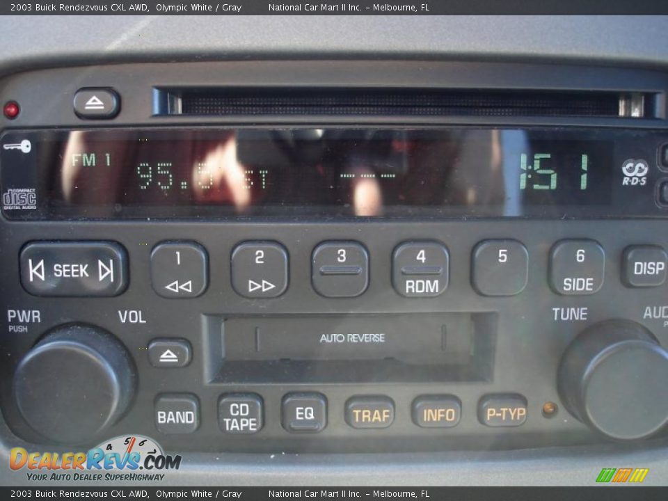 2003 Buick Rendezvous CXL AWD Olympic White / Gray Photo #23