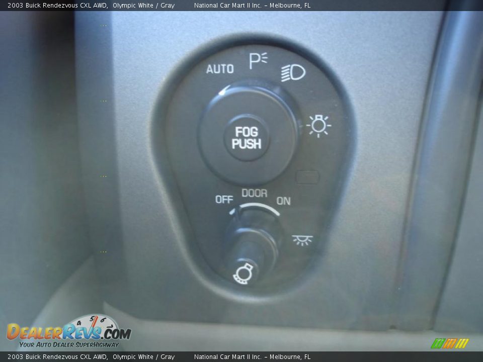 2003 Buick Rendezvous CXL AWD Olympic White / Gray Photo #27