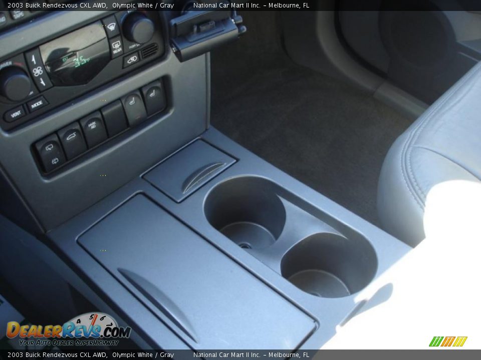 2003 Buick Rendezvous CXL AWD Olympic White / Gray Photo #30
