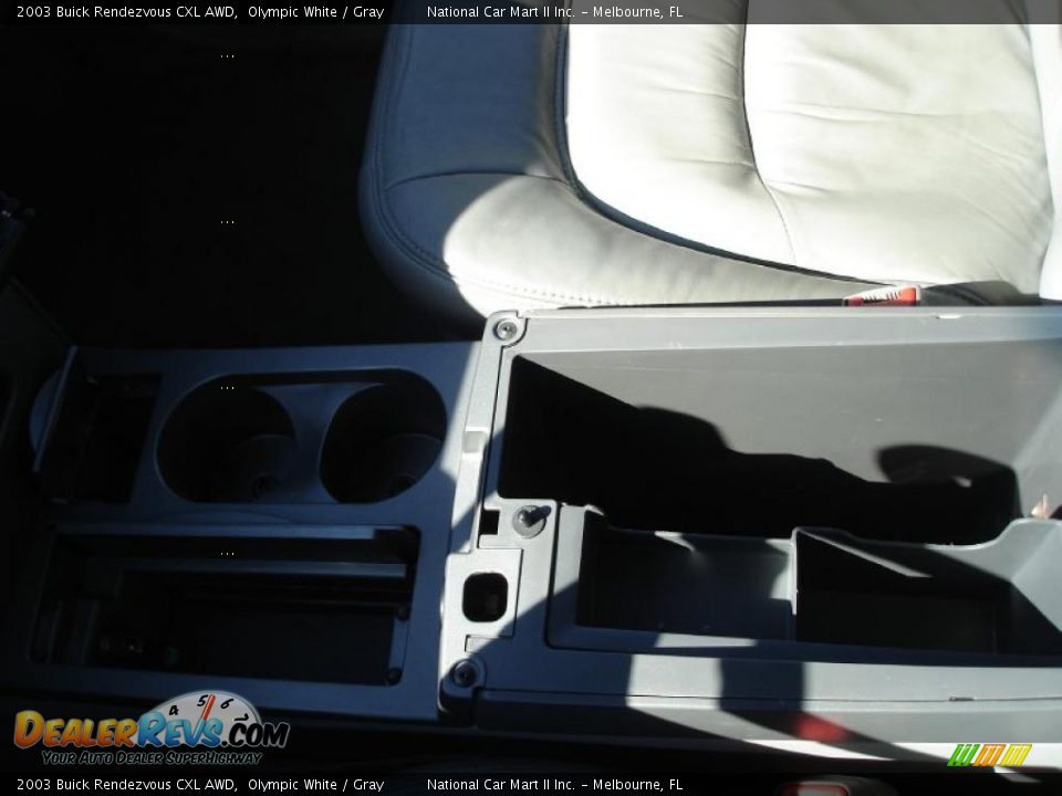 2003 Buick Rendezvous CXL AWD Olympic White / Gray Photo #31