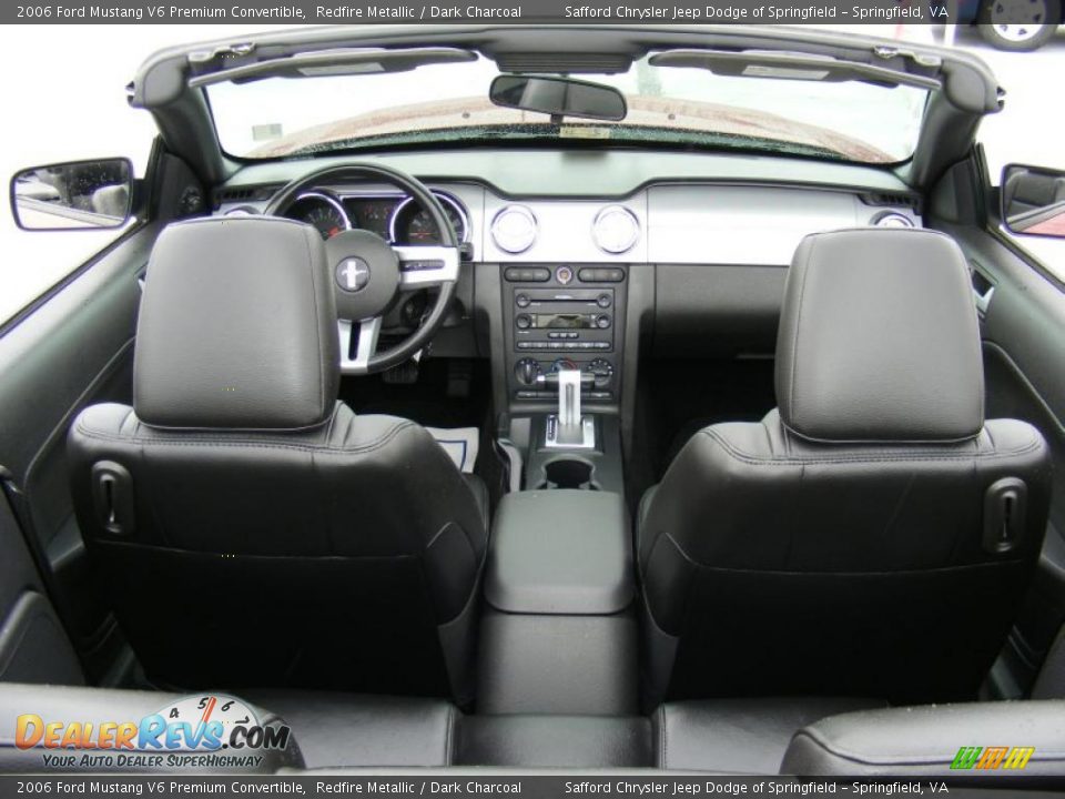 2006 Ford Mustang V6 Premium Convertible Redfire Metallic / Dark Charcoal Photo #20