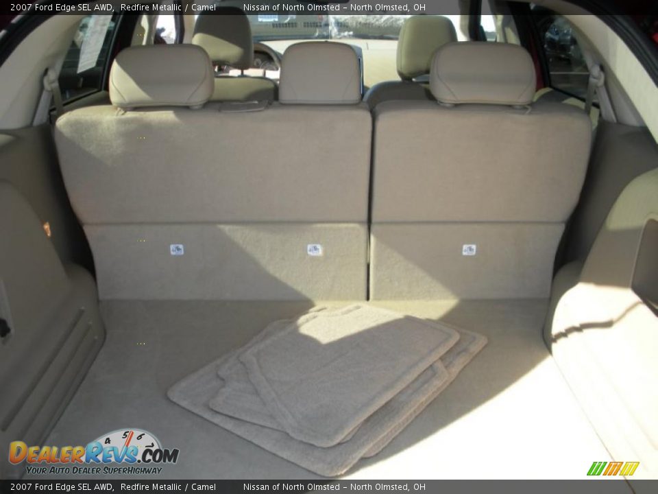 2007 Ford Edge SEL AWD Redfire Metallic / Camel Photo #17