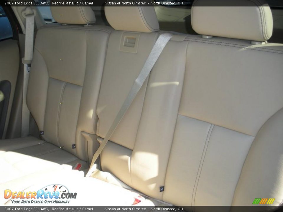 2007 Ford Edge SEL AWD Redfire Metallic / Camel Photo #18