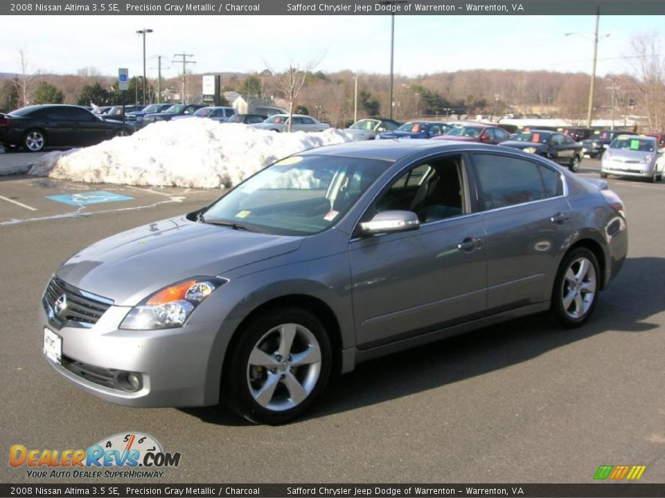 2008 Nissan Altima 3.5 SE Precision Gray Metallic / Charcoal Photo #1