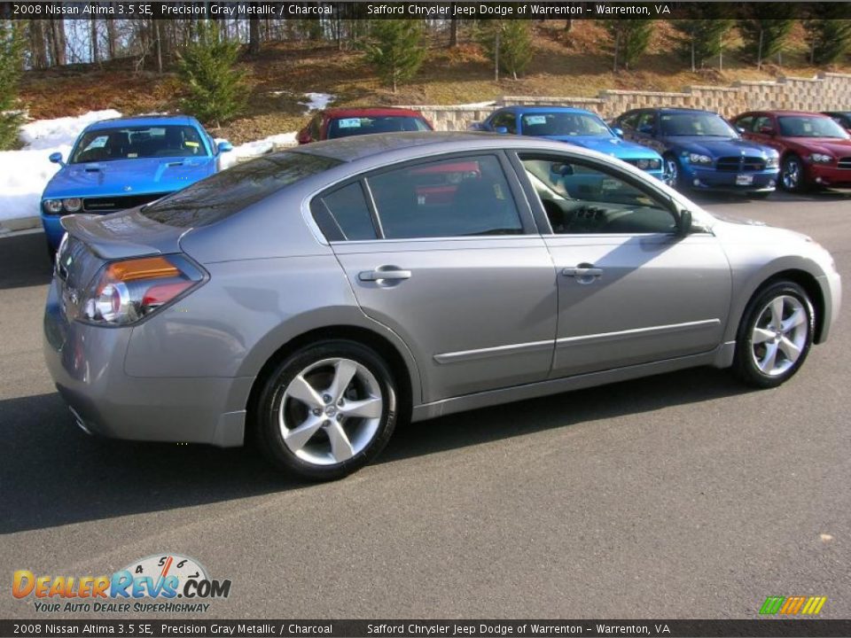 2008 Nissan Altima 3.5 SE Precision Gray Metallic / Charcoal Photo #2