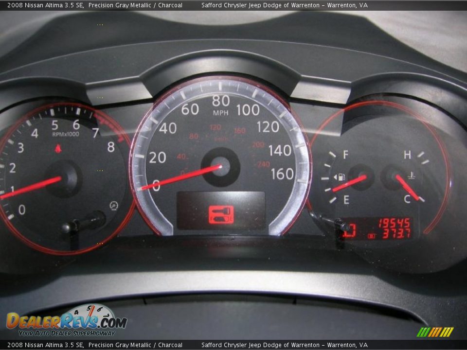 2008 Nissan Altima 3.5 SE Precision Gray Metallic / Charcoal Photo #7