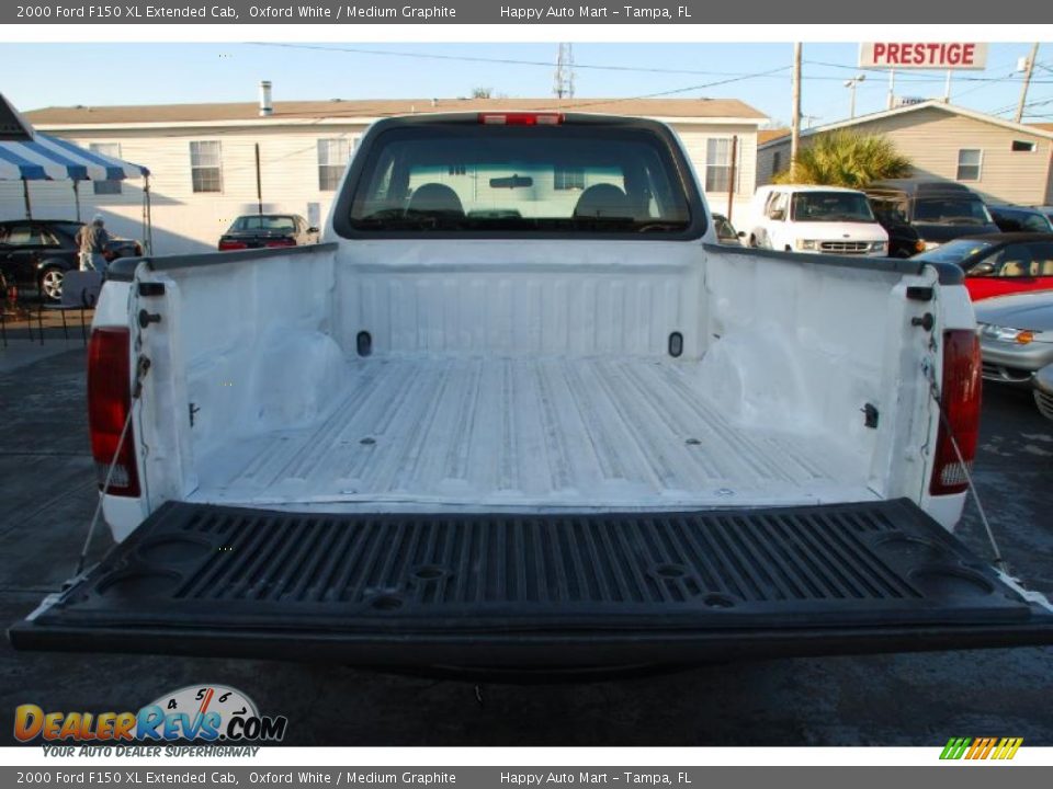 2000 Ford F150 XL Extended Cab Oxford White / Medium Graphite Photo #8
