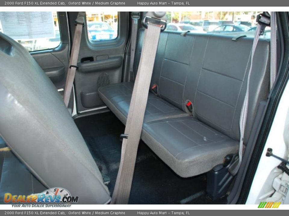 2000 Ford F150 XL Extended Cab Oxford White / Medium Graphite Photo #27
