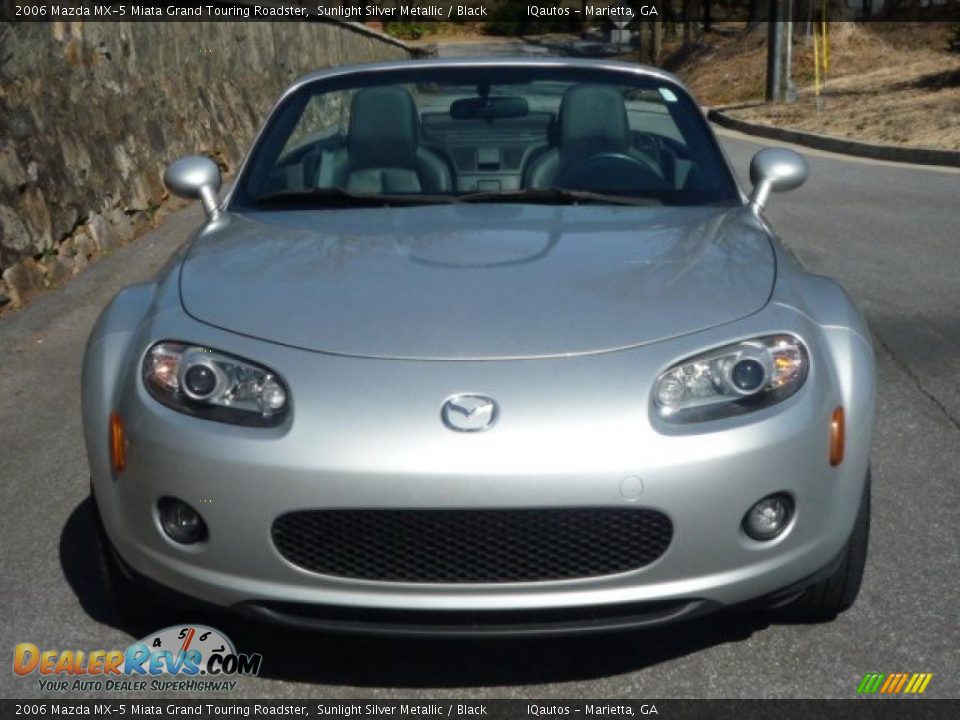 2006 Mazda MX-5 Miata Grand Touring Roadster Sunlight Silver Metallic / Black Photo #4