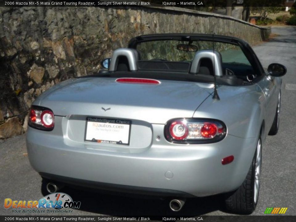 2006 Mazda MX-5 Miata Grand Touring Roadster Sunlight Silver Metallic / Black Photo #5