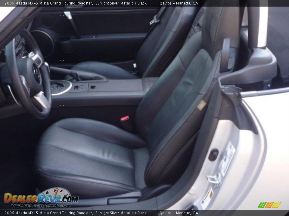 2006 Mazda MX-5 Miata Grand Touring Roadster Sunlight Silver Metallic / Black Photo #7