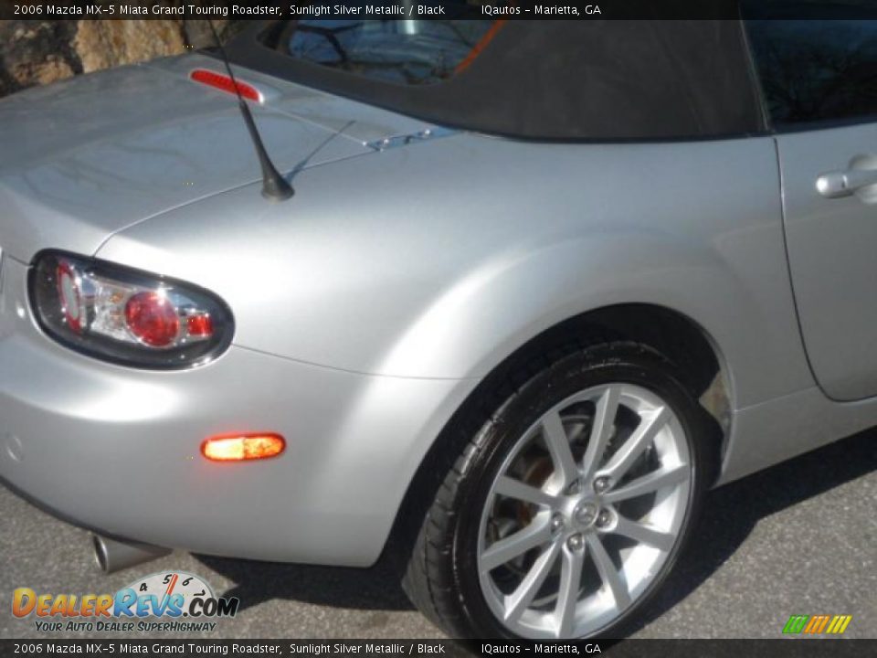 2006 Mazda MX-5 Miata Grand Touring Roadster Sunlight Silver Metallic / Black Photo #13