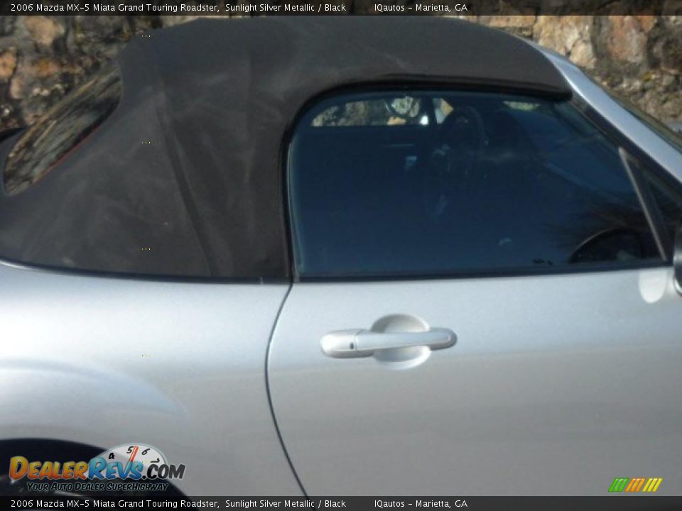 2006 Mazda MX-5 Miata Grand Touring Roadster Sunlight Silver Metallic / Black Photo #14