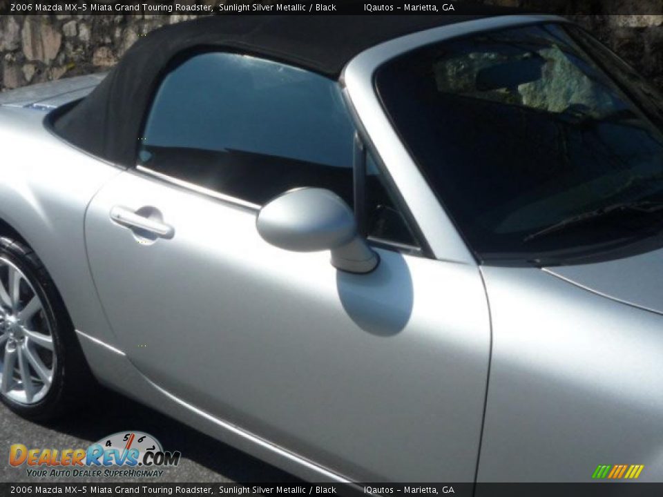 2006 Mazda MX-5 Miata Grand Touring Roadster Sunlight Silver Metallic / Black Photo #15