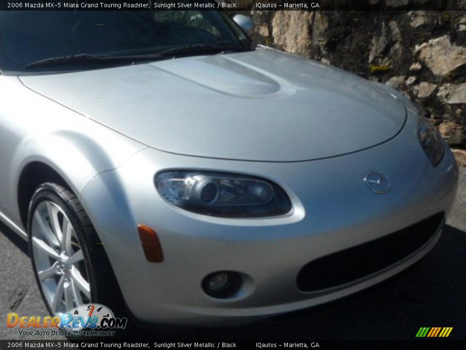 2006 Mazda MX-5 Miata Grand Touring Roadster Sunlight Silver Metallic / Black Photo #17