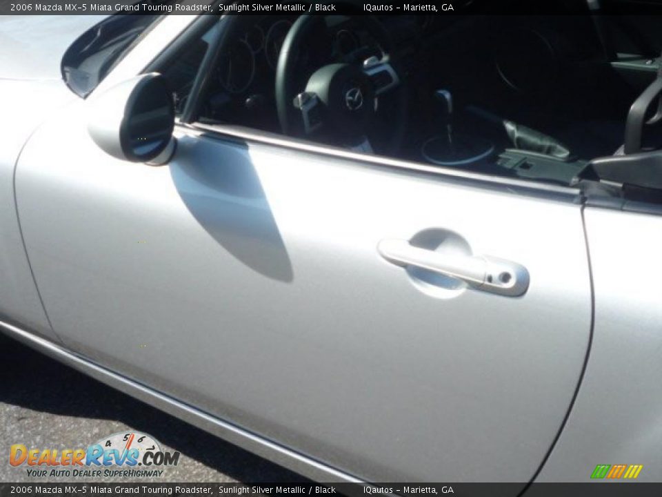 2006 Mazda MX-5 Miata Grand Touring Roadster Sunlight Silver Metallic / Black Photo #19