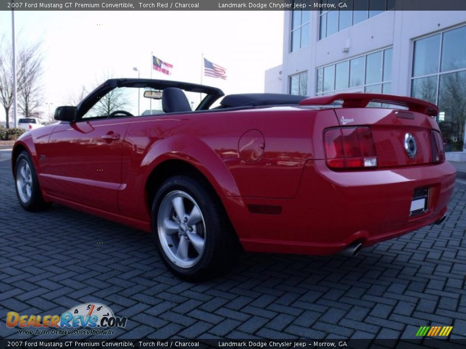 2007 Ford Mustang GT Premium Convertible Torch Red / Charcoal Photo #3