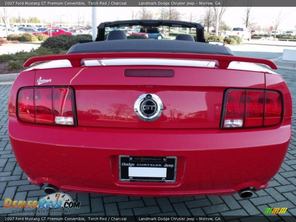 2007 Ford Mustang GT Premium Convertible Torch Red / Charcoal Photo #4