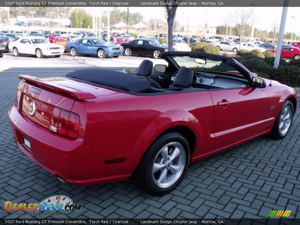 2007 Ford Mustang GT Premium Convertible Torch Red / Charcoal Photo #5