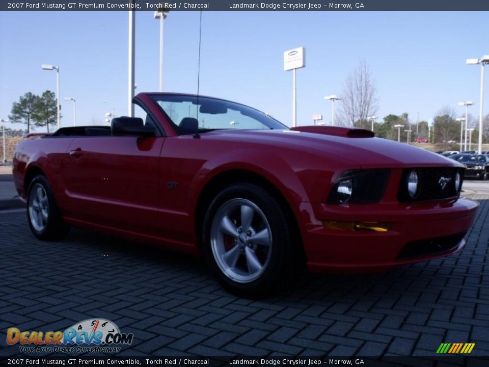 2007 Ford Mustang GT Premium Convertible Torch Red / Charcoal Photo #7
