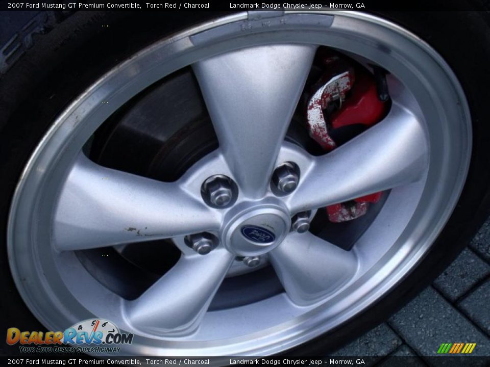 2007 Ford Mustang GT Premium Convertible Torch Red / Charcoal Photo #9