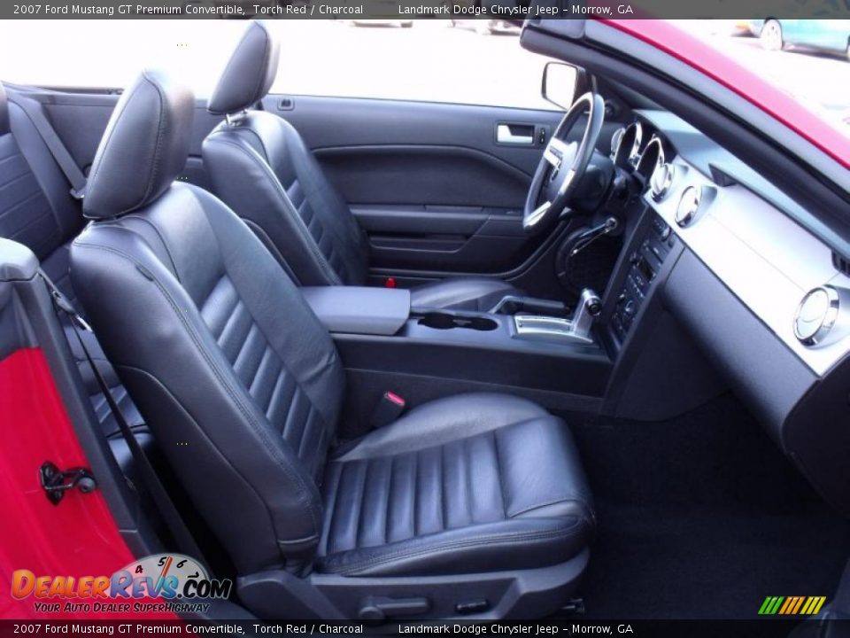 2007 Ford Mustang GT Premium Convertible Torch Red / Charcoal Photo #14
