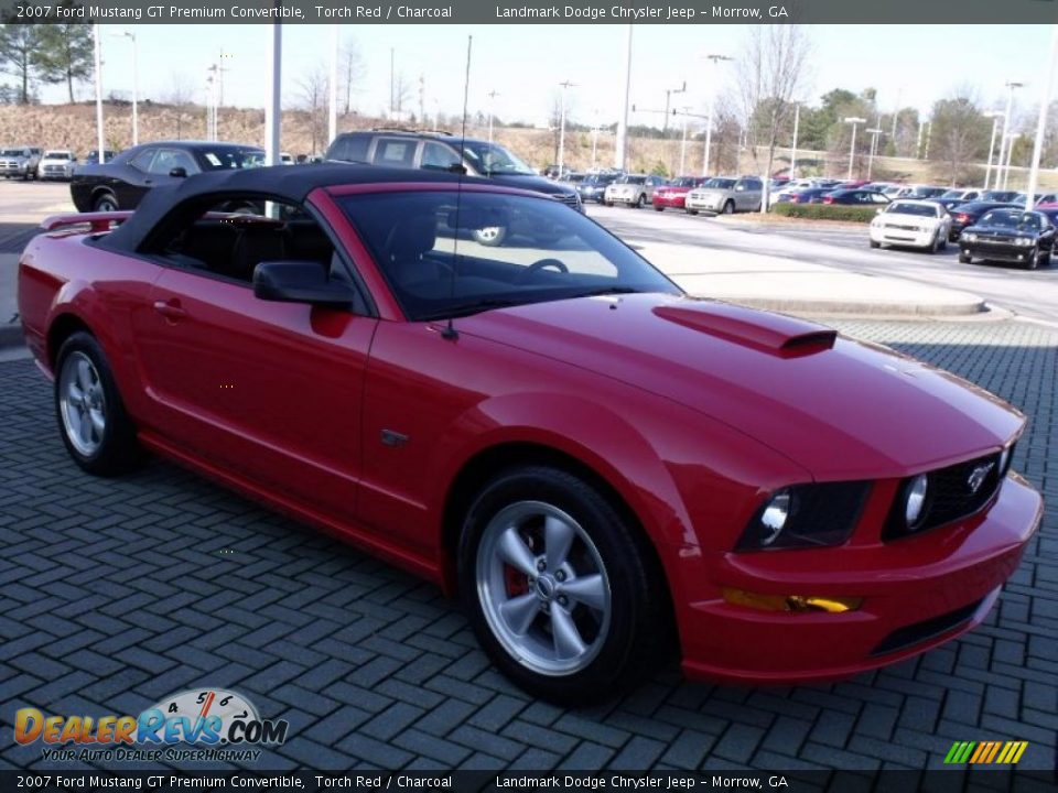 2007 Ford Mustang GT Premium Convertible Torch Red / Charcoal Photo #21