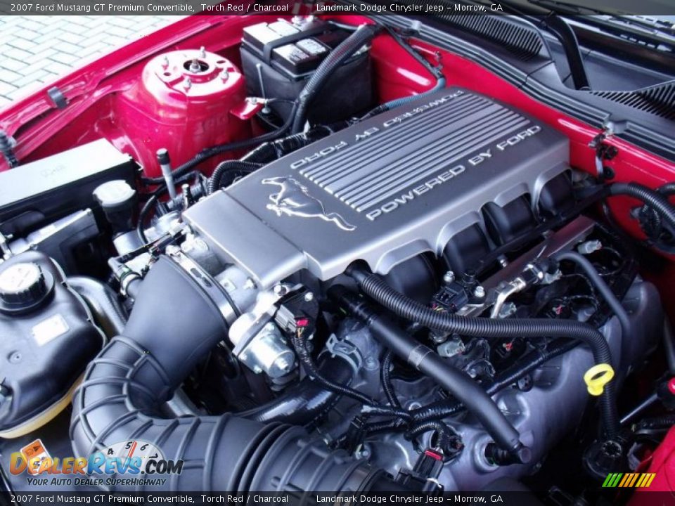 2007 Ford Mustang GT Premium Convertible Torch Red / Charcoal Photo #26