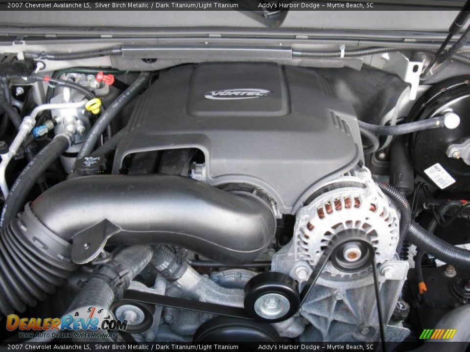 2007 Chevrolet Avalanche LS Silver Birch Metallic / Dark Titanium/Light Titanium Photo #29