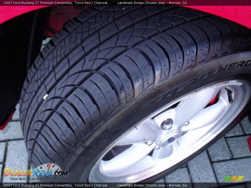 2007 Ford Mustang GT Premium Convertible Torch Red / Charcoal Photo #27