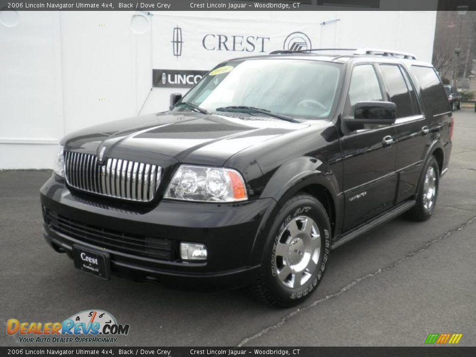 2006 Lincoln Navigator Ultimate 4x4 Black / Dove Grey Photo #1